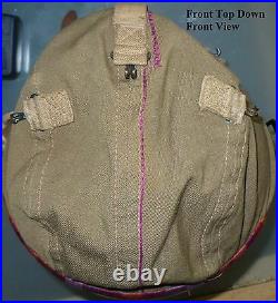 Rare Wwii Us Army Air Corp / Force A 9 Flight Flying Helmet Unlined Gabardine