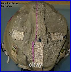 Rare Wwii Us Army Air Corp / Force A 9 Flight Flying Helmet Unlined Gabardine
