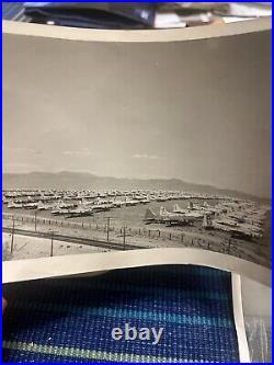 Rare original Photos WW2 B-17 Army Air Force boneyard at Kingman Az. Fdb1
