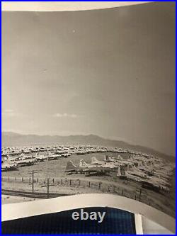 Rare original Photos WW2 B-17 Army Air Force boneyard at Kingman Az. Fdb1