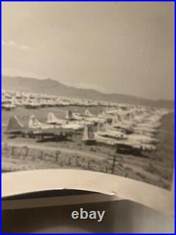 Rare original Photos WW2 B-17 Army Air Force boneyard at Kingman Az. Fdb1