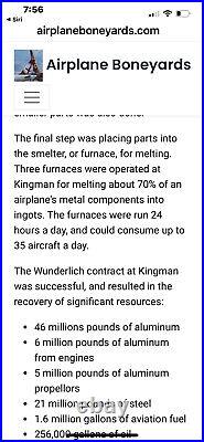 Rare original Photos WW2 B-17 Army Air Force boneyard at Kingman Az. Fdb1