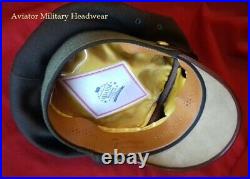 Repro WW2 8th Air Force Officers Visor Crusher Cap Hat Wool USAAF US Army OD51