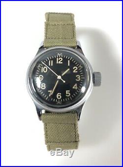 Restored World War II Era Elgin Type A-11 US Army Air Forces Watch 539 16 Jewels