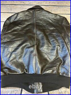 Retro SCHOTT A2 LEATHER JACKET US Army air forces Size 2XL Brown 6910 KS