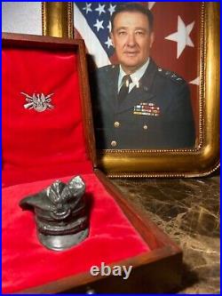 SUPER RARE AWARD to GENERAL E. BACA US Chief of National Guard Army Air force