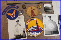 Scarce Original WW2 U. S. Army Air Forces Air Transport Command Hat/Insignia Lot