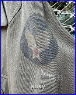 Scarce Orignal WW2 US Army Air Force Summer Flying Suit 1944