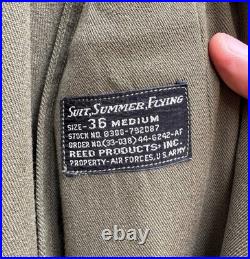 Scarce Orignal WW2 US Army Air Force Summer Flying Suit 1944