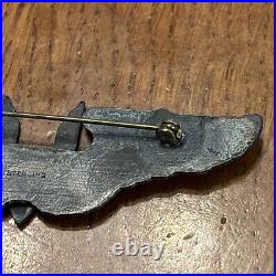 Scarce WW2 Sterling US Army Air Force Aerial Gunner Wing Two Piece No Target 6