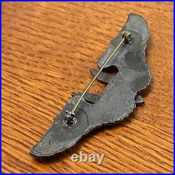 Scarce WW2 Sterling US Army Air Force Aerial Gunner Wing Two Piece No Target 6