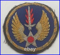 Spectacular Us Army Post Ww2 Usaaf In Europe Army Air Force Bullion Patch