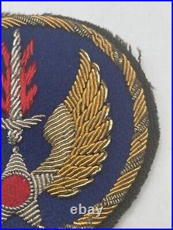 Spectacular Us Army Post Ww2 Usaaf In Europe Army Air Force Bullion Patch