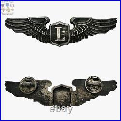 Sterling Wwii Us Army Air Forces Liaison Pilot Wings Badge 3 Size Lgb #97