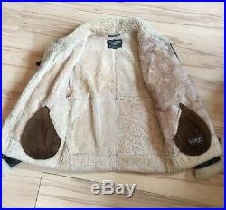 Toff London Vintage U. S Army Style Type B-3 Air Force Flying Jacket Size 38 Rare