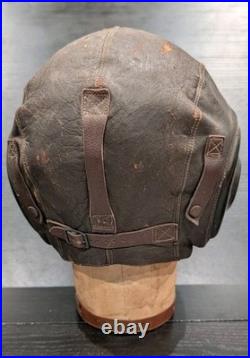 Type A-11, 3189, WWII, US Army Air Forces, Leather Skull Cap, Flight Helmet