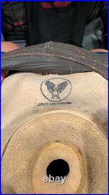 Type A-11, 3189, WWII, US Army Air Forces, Leather Skull Cap, Flight Helmet