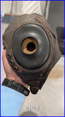 Type A-11, 3189, WWII, US Army Air Forces, Leather Skull Cap, Flight Helmet