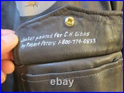 Type A-2 USAAF US Army Air Force Brown Leather Flight Jacket 44 Men's