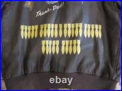 Type A-2 USAAF US Army Air Force Brown Leather Flight Jacket 44 Men's