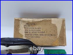 U. S ARMY AIR FORCES TYPE B-8 FLYING GOGGLES AVIATION Case With Extra Lenses