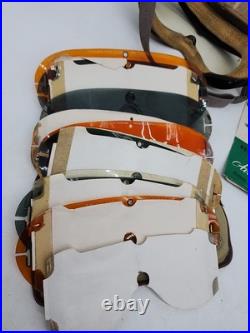 U. S ARMY AIR FORCES TYPE B-8 FLYING GOGGLES AVIATION Case With Extra Lenses