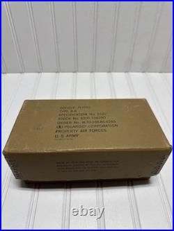 U. S ARMY AIR FORCES TYPE B-8 FLYING GOGGLES, Case, 8 Extra Lenses, Instructions