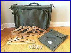 U. S. ARMY AIR FORCES WW2 1940s Luggage Bag B-2 Air Force Canvas Leather
