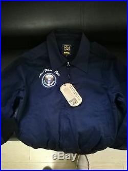 U. S. Air Force One A2 Jacket Reissue WWII Coat Obama Navy Army Outer Winter