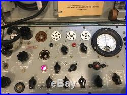 U. S. Army / Air Force Electron Tube Tester circa 1957/62 TV-7B/U POWERS UP