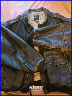 U. S. Army Air Force Type A-2 Avirex Leather Flight Bomber Jacket