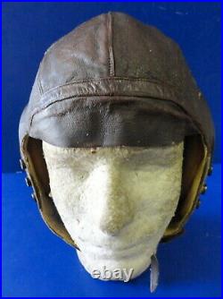 U. S. Army Air Forces Pilots Type A-11 Leather Flying Helmet-size Large