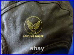 U. S. Army Air Forces Pilots Type A-11 Leather Flying Helmet-size Large