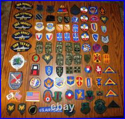 U. S. Military Patch Army ROTC NAVY Air Force Embroidered lot 95 Patches Alaska