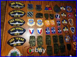 U. S. Military Patch Army ROTC NAVY Air Force Embroidered lot 95 Patches Alaska