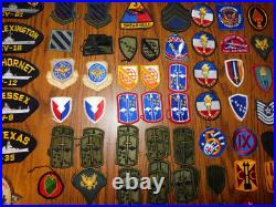 U. S. Military Patch Army ROTC NAVY Air Force Embroidered lot 95 Patches Alaska