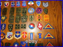 U. S. Military Patch Army ROTC NAVY Air Force Embroidered lot 95 Patches Alaska