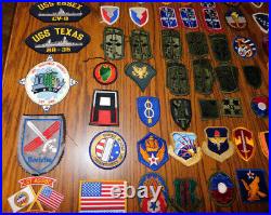 U. S. Military Patch Army ROTC NAVY Air Force Embroidered lot 95 Patches Alaska