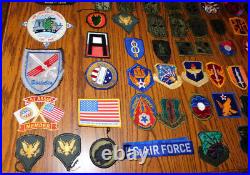 U. S. Military Patch Army ROTC NAVY Air Force Embroidered lot 95 Patches Alaska