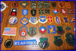 U. S. Military Patch Army ROTC NAVY Air Force Embroidered lot 95 Patches Alaska