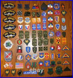 U. S. Military Patch Army ROTC NAVY Air Force Embroidered lot 95 Patches Alaska