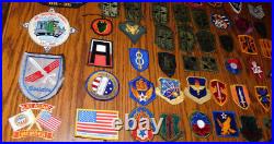 U. S. Military Patch Army ROTC NAVY Air Force Embroidered lot 95 Patches Alaska