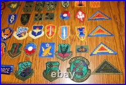 U. S. Military Patch Army ROTC NAVY Air Force Embroidered lot 95 Patches Alaska