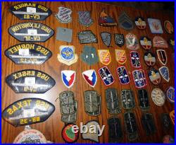 U. S. Military Patch Army ROTC NAVY Air Force Embroidered lot 95 Patches Alaska