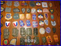 U. S. Military Patch Army ROTC NAVY Air Force Embroidered lot 95 Patches Alaska