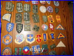 U. S. Military Patch Army ROTC NAVY Air Force Embroidered lot 95 Patches Alaska