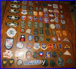 U. S. Military Patch Army ROTC NAVY Air Force Embroidered lot 95 Patches Alaska