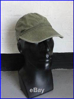 US AAF HBT Cap WW2 Army Air Force Cap A3 WW2 Mechanic's Cap Wearable 22.5 Size