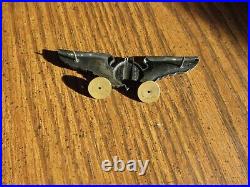 US ARMY AIR FORCE AAF BOMBARDIER full size A & E clutch back early war sterling