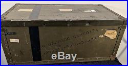 US ARMY AIR FORCE WWII Military Cargo Box Footlocker Trunk Japan Named Lt Col